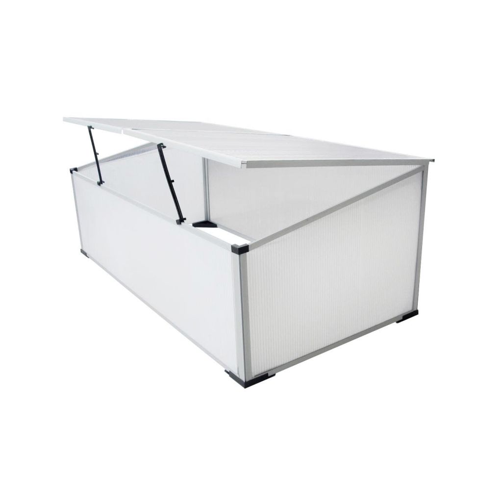 Outdoor 2 Lids Cold Frame Mini Greenhouse